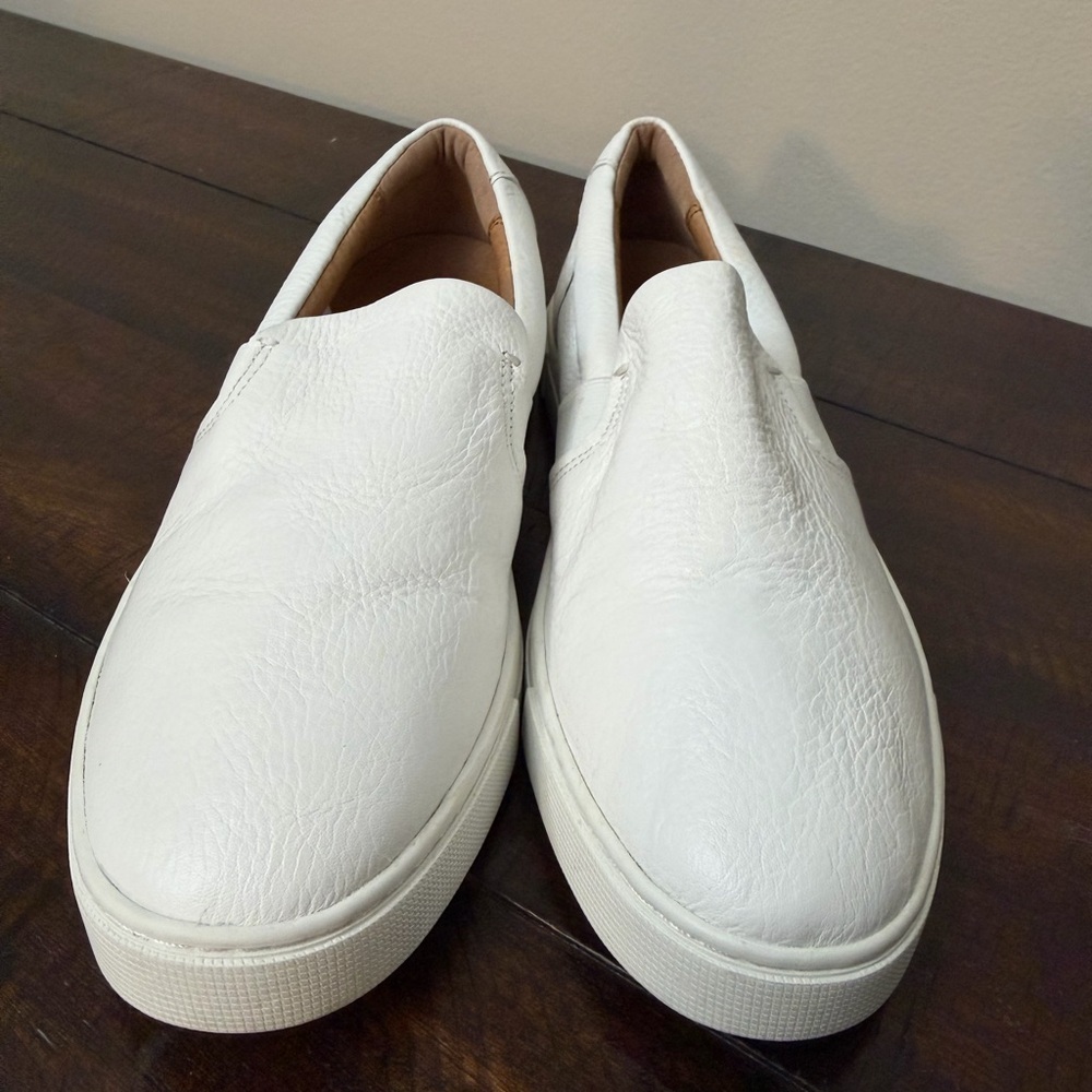 Frye White Leather Men's Loafers - Picture 2 of 8